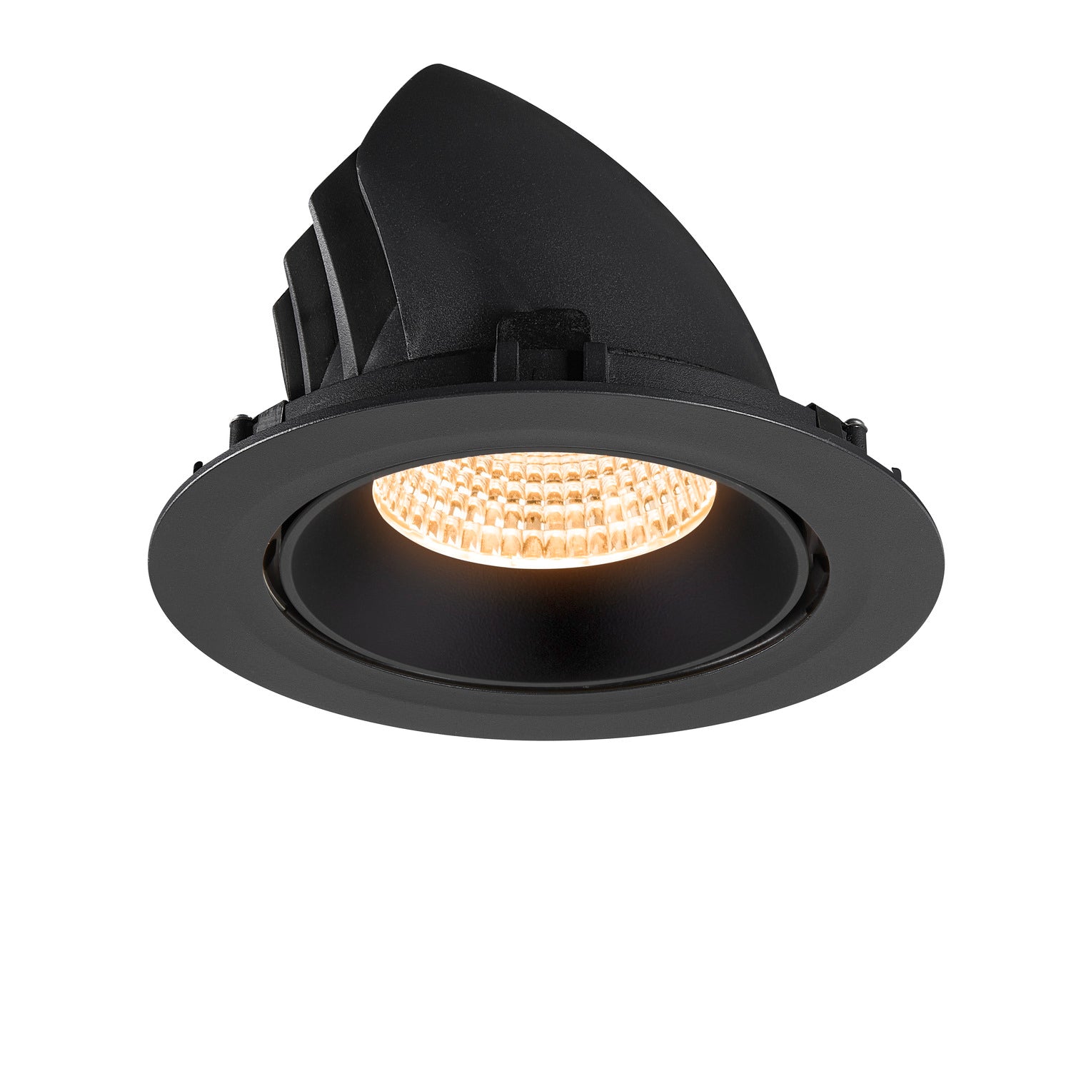 NUMINOS® GIMBLE XL, Luminária de teto embutida, 2700 K, 55°, preto