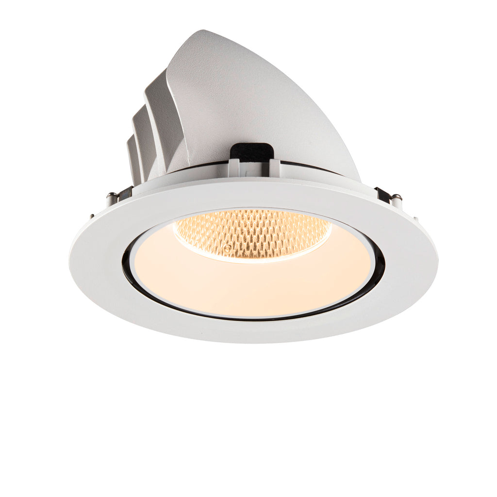 NUMINOS® GIMBLE XL, Luminária de teto embutida, 2700 K, 20°, branco