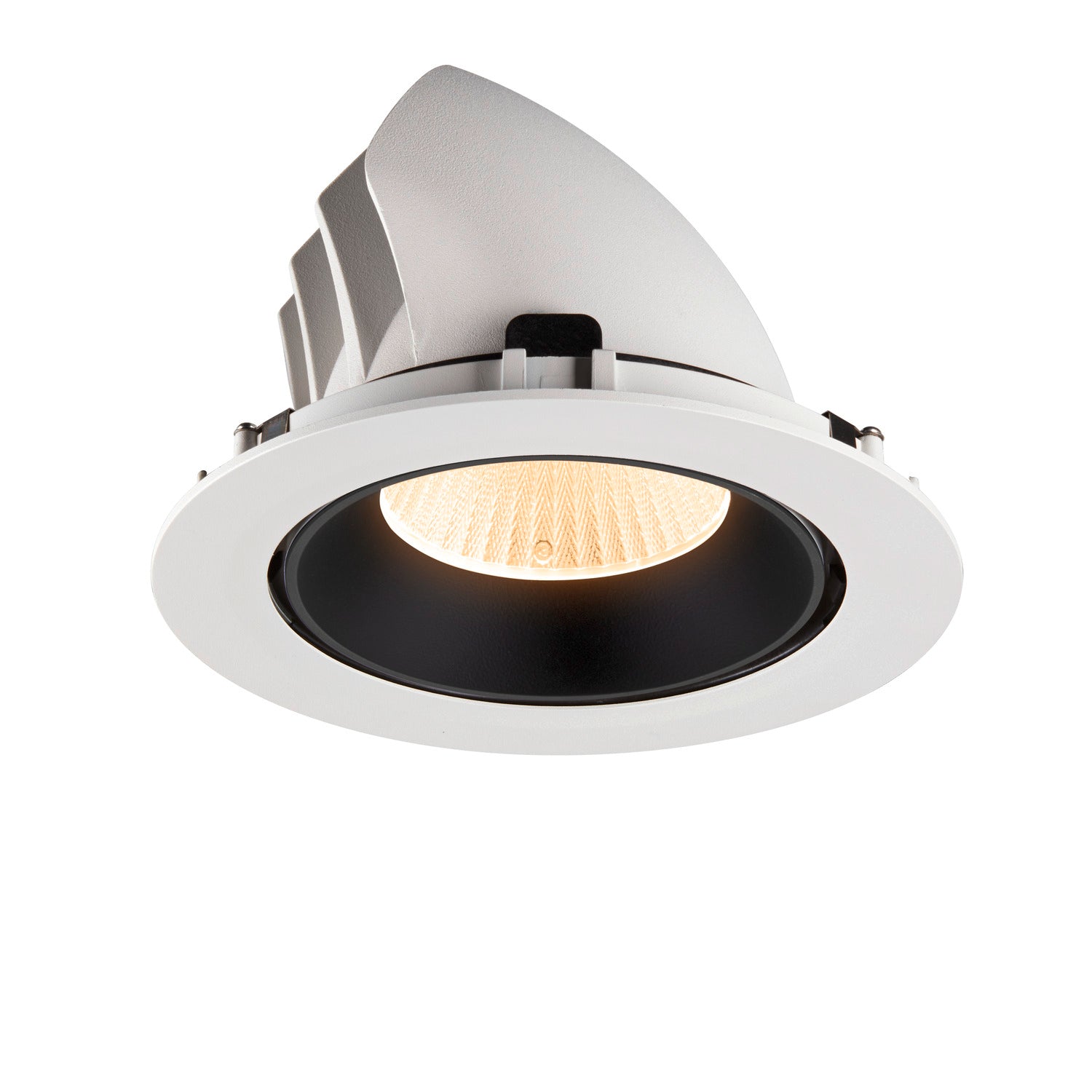 NUMINOS® GIMBLE XL, luminária para encastrar no teto, brance/preta 2700 K 40°