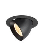 NUMINOS® GIMBLE XL, Luminária de teto embutida, 3000 K, 40°, preto