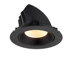 NUMINOS® GIMBLE XL, Luminária de teto embutida, 3000 K, 40°, preto
