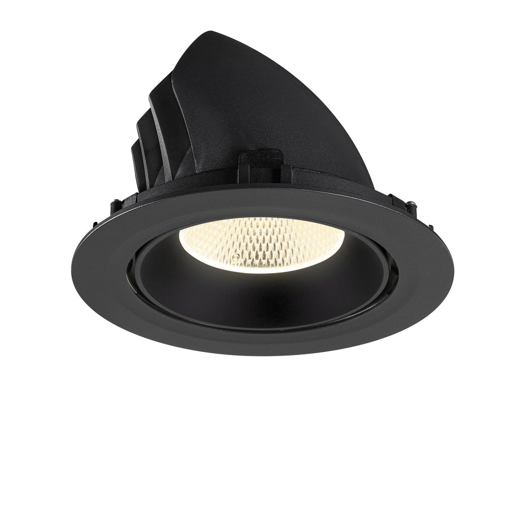 NUMINOS® GIMBLE XL, Luminária de teto embutida, 4000 K, 20°, preto