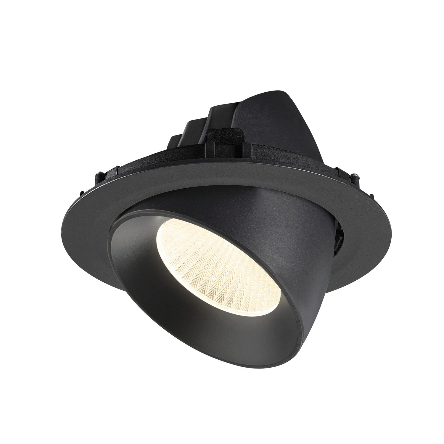 NUMINOS® GIMBLE XL, Luminária de teto embutida, 4000 K, 40°, preto