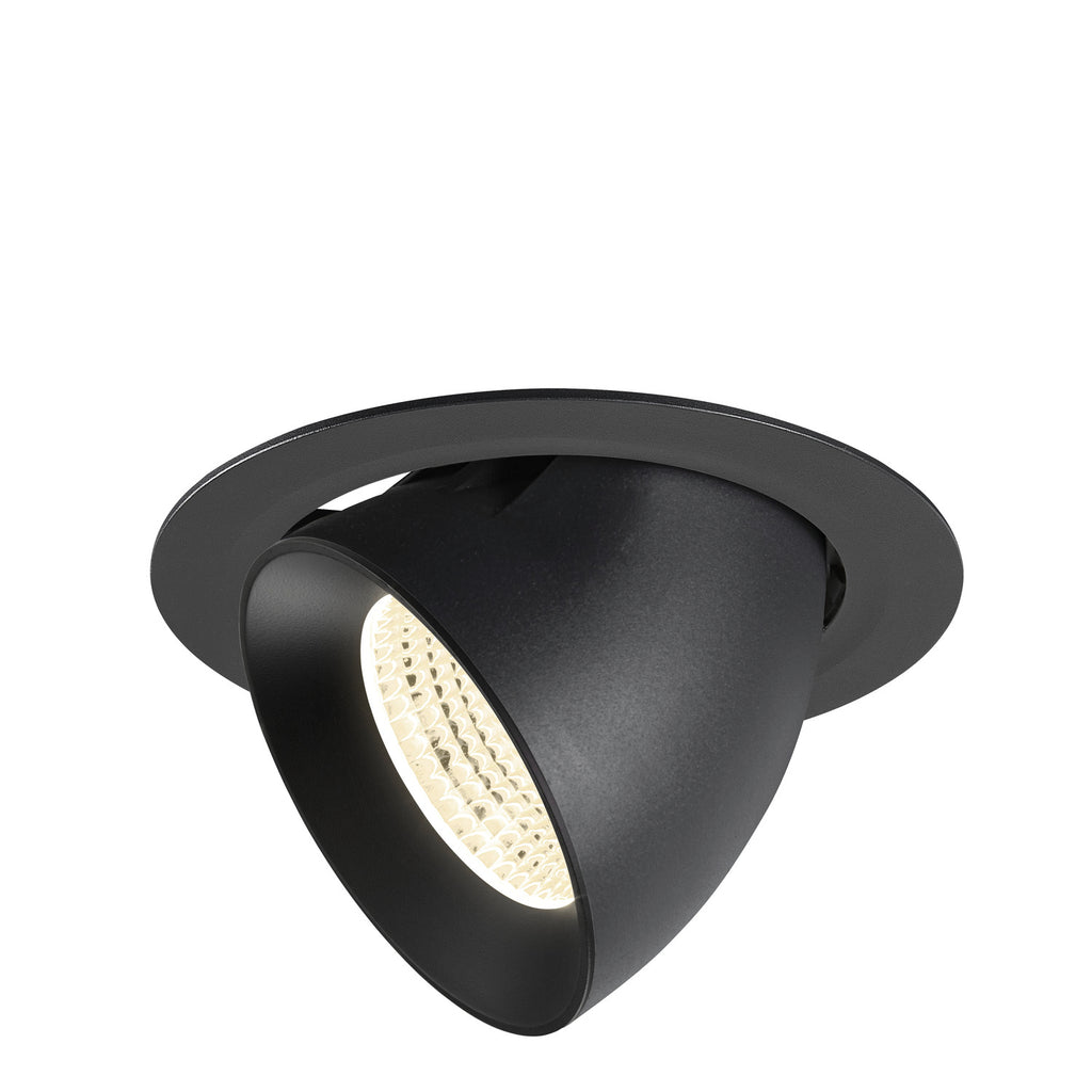 NUMINOS® GIMBLE XL, Luminária de teto embutida, 4000 K, 55°, preto