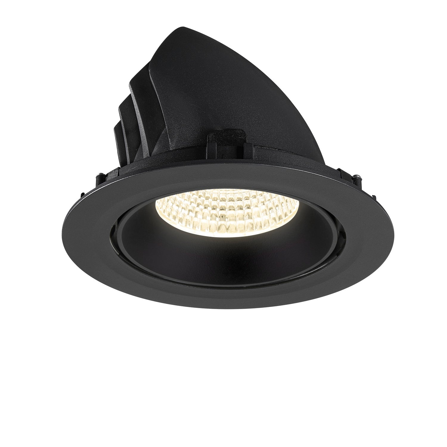 NUMINOS® GIMBLE XL, Luminária de teto embutida, 4000 K, 55°, preto