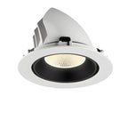 NUMINOS® GIMBLE XL, luminária para encastrar no teto, brance/preta 4000 K 20°