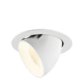 NUMINOS® GIMBLE XL, Luminária de teto embutida, 4000 K, 20°, branco