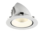 NUMINOS® GIMBLE XL, Luminária de teto embutida, 4000 K, 20°, branco