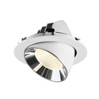 NUMINOS® GIMBLE XL, luminária para encastrar no teto, brance/cromada 4000 K 20°