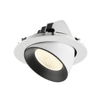 NUMINOS® GIMBLE XL, luminária para encastrar no teto, brance/preta 4000 K 40°