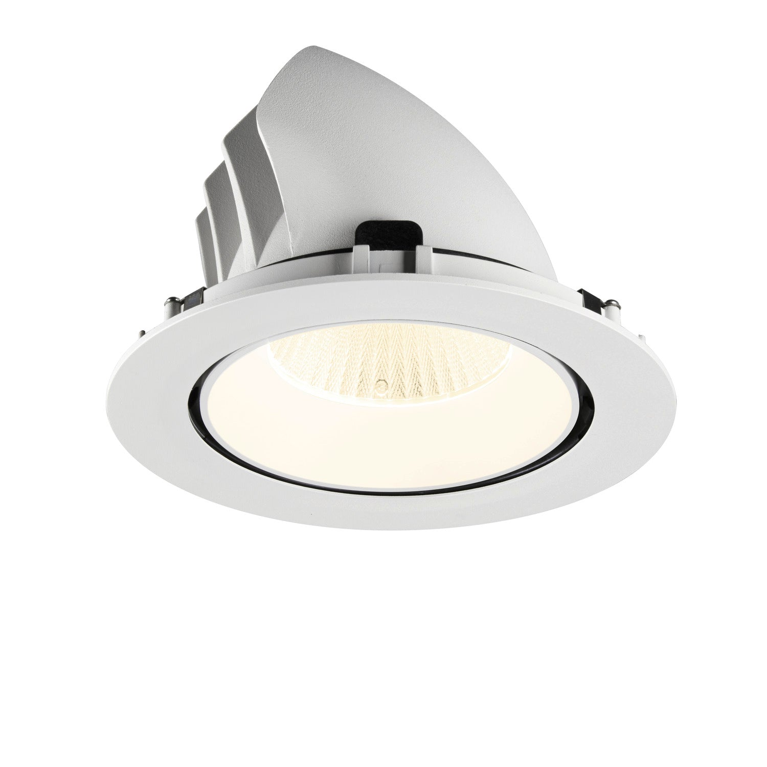 NUMINOS® GIMBLE XL, Luminária de teto embutida, 4000 K, 40°, branco