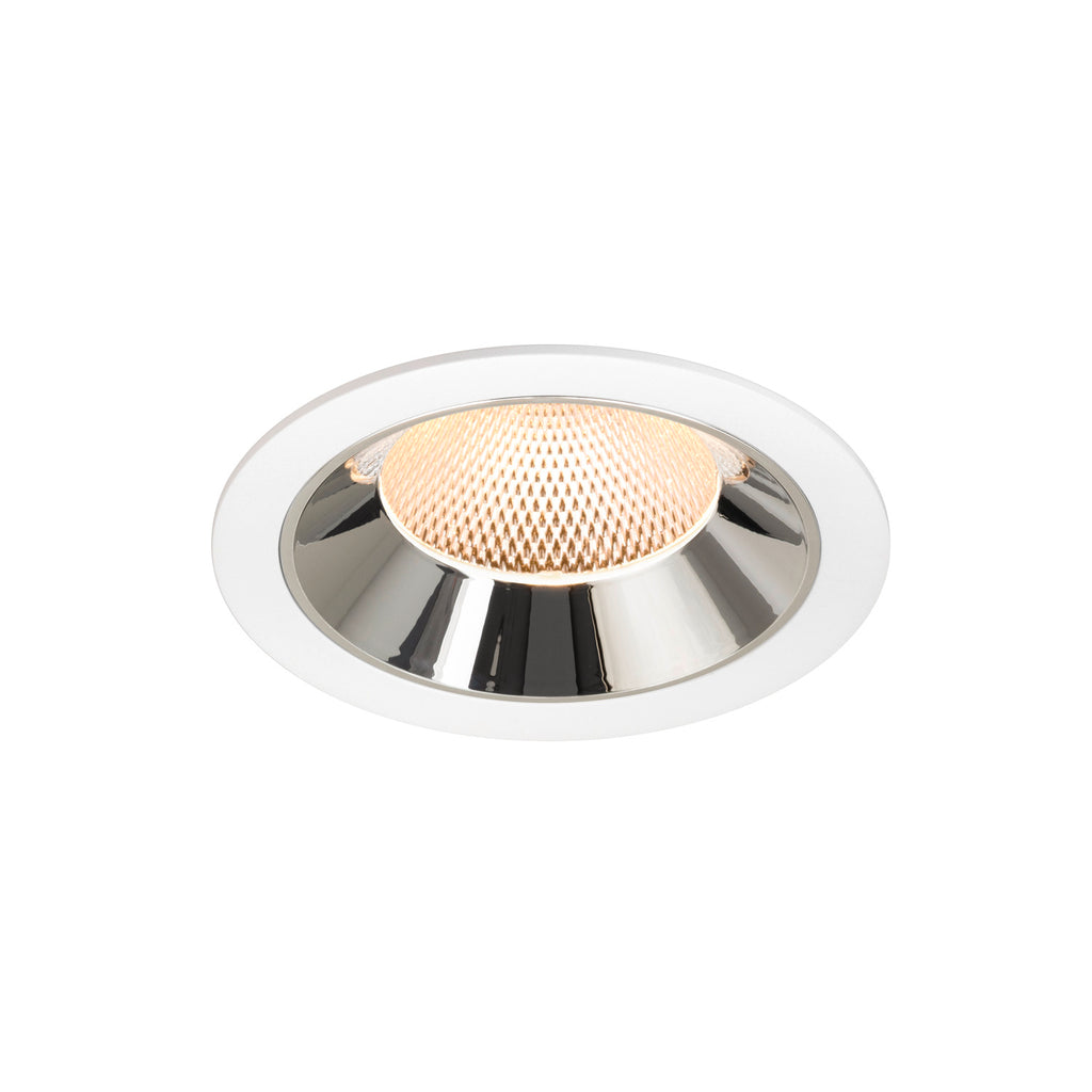 NUMINOS® XL, luminária para encastrar no teto, brance/cromada 2700 K 40°