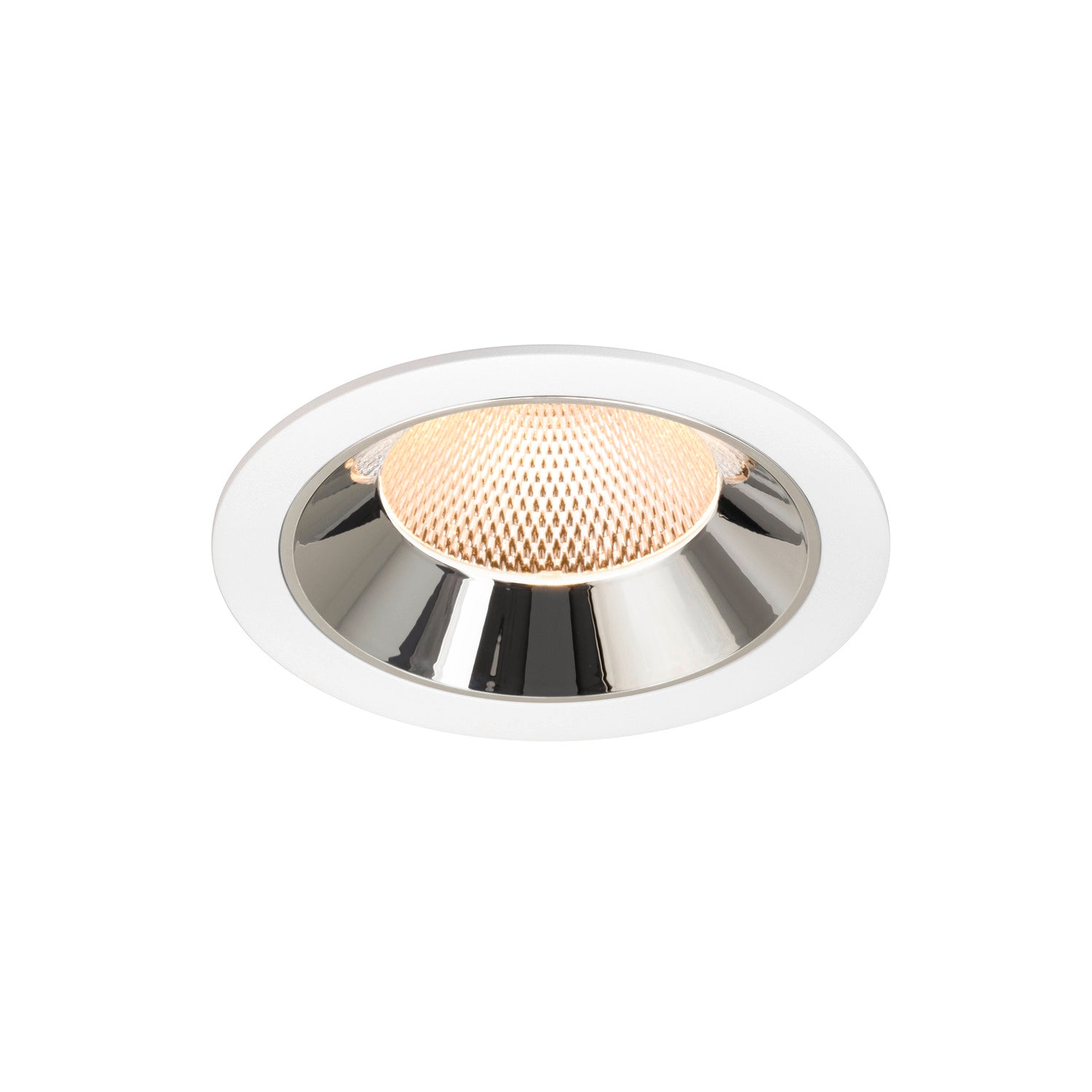 NUMINOS® XL, luminária para encastrar no teto, brance/cromada 2700 K 40°