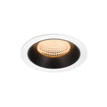NUMINOS® XL, luminária para encastrar no teto, brance/preta 2700 K 55°
