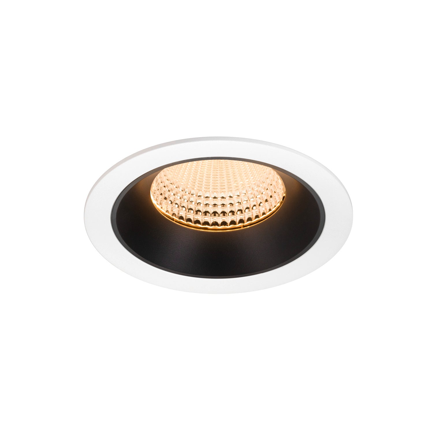 NUMINOS® XL, luminária para encastrar no teto, brance/preta 2700 K 55°