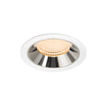 NUMINOS® XL, luminária para encastrar no teto, brance/cromada 2700 K 55°