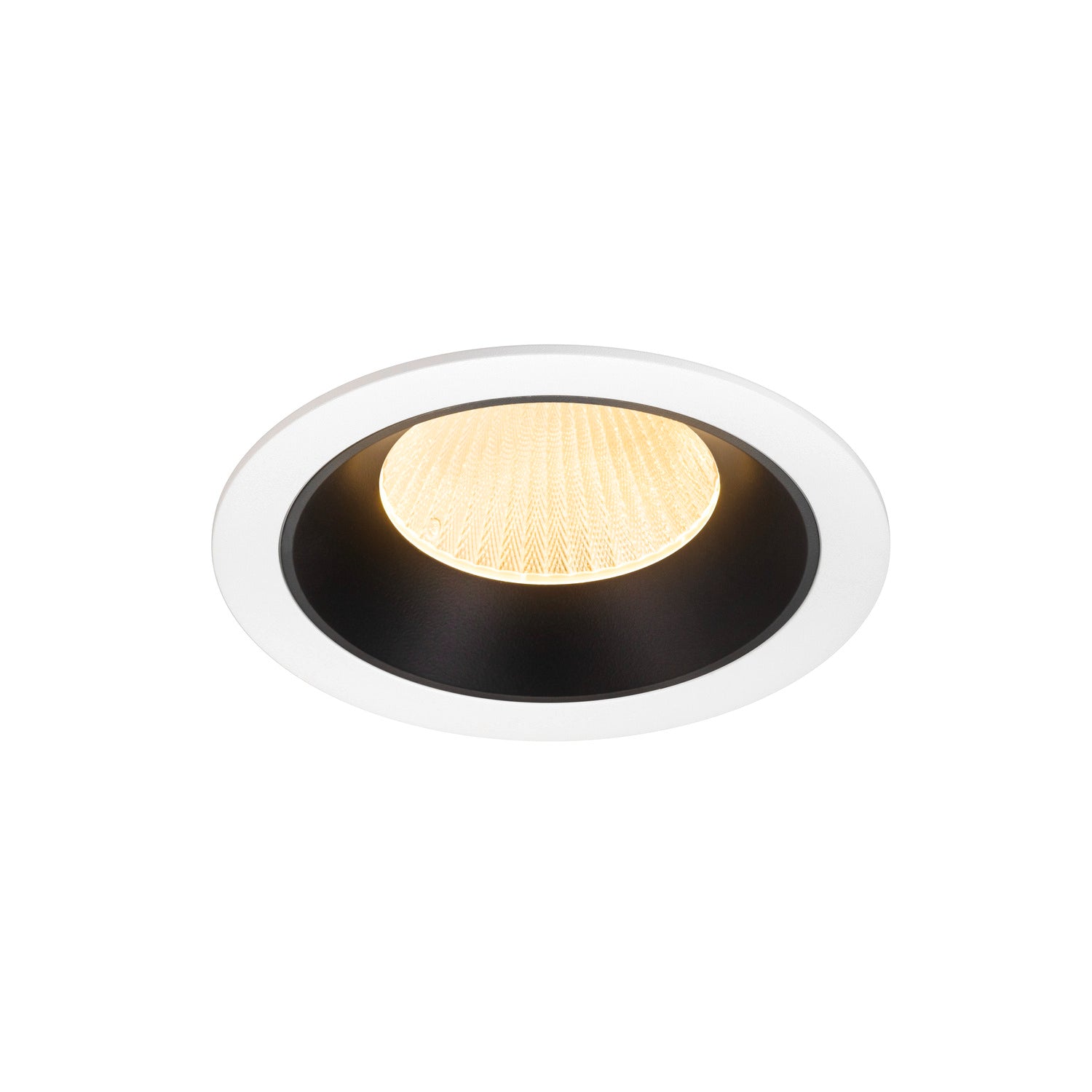 NUMINOS® XL, luminária para encastrar no teto, brance/preta 3000 K 20°
