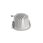 NUMINOS® XL, luminária para encastrar no teto, brance/cromada 3000 K 20°