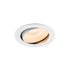 NUMINOS® MOVE XL, Luminária de teto embutida, 2700 K, 55°, IP20, redonda, branca