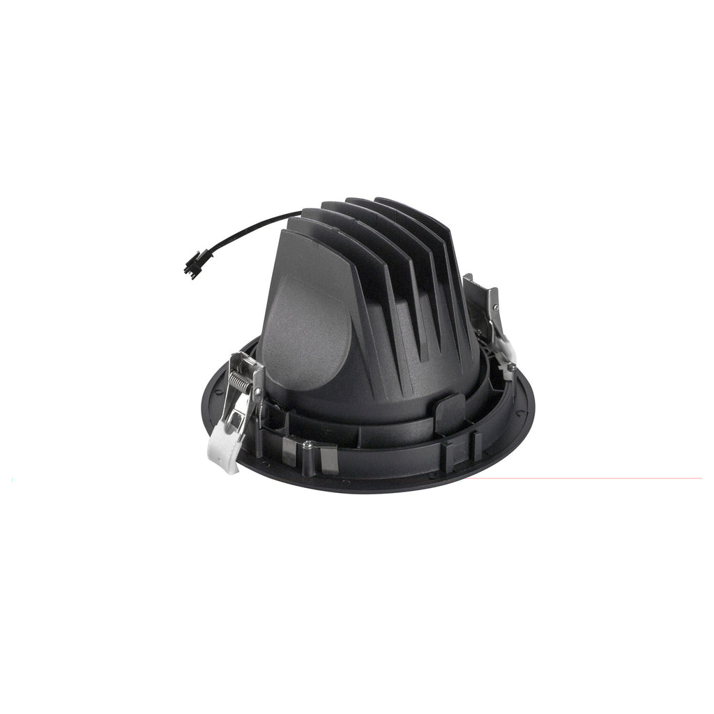 NUMINOS® MOVE XL, Luminária de teto embutida, 3000 K, 40°, IP20, redonda, preto / branco