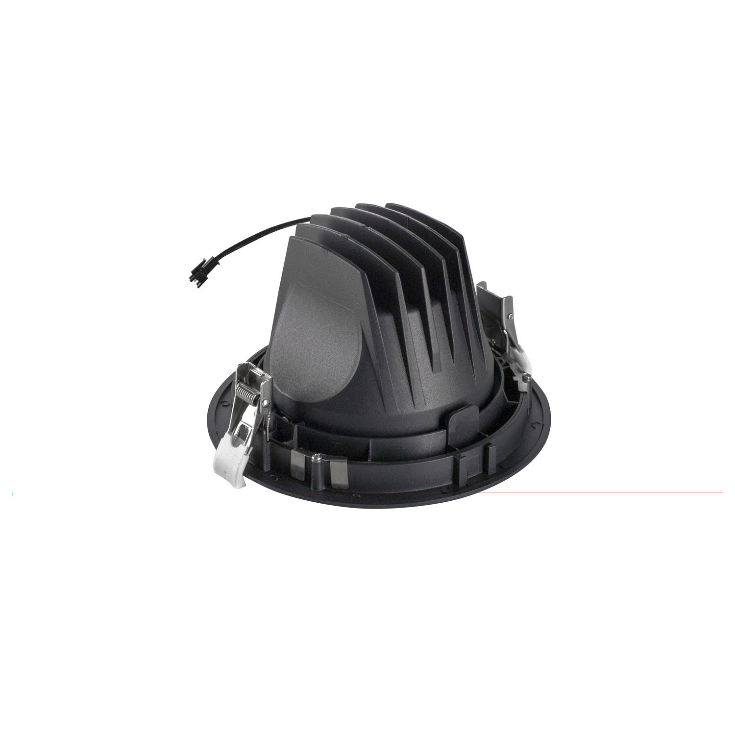 NUMINOS® MOVE XL, Luminária de teto embutida, 3000 K, 40°, IP20, redonda, preto / branco