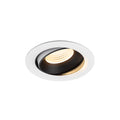NUMINOS® MOVE XL, luminária para encastrar no teto, brance/preta 3000 K 55°