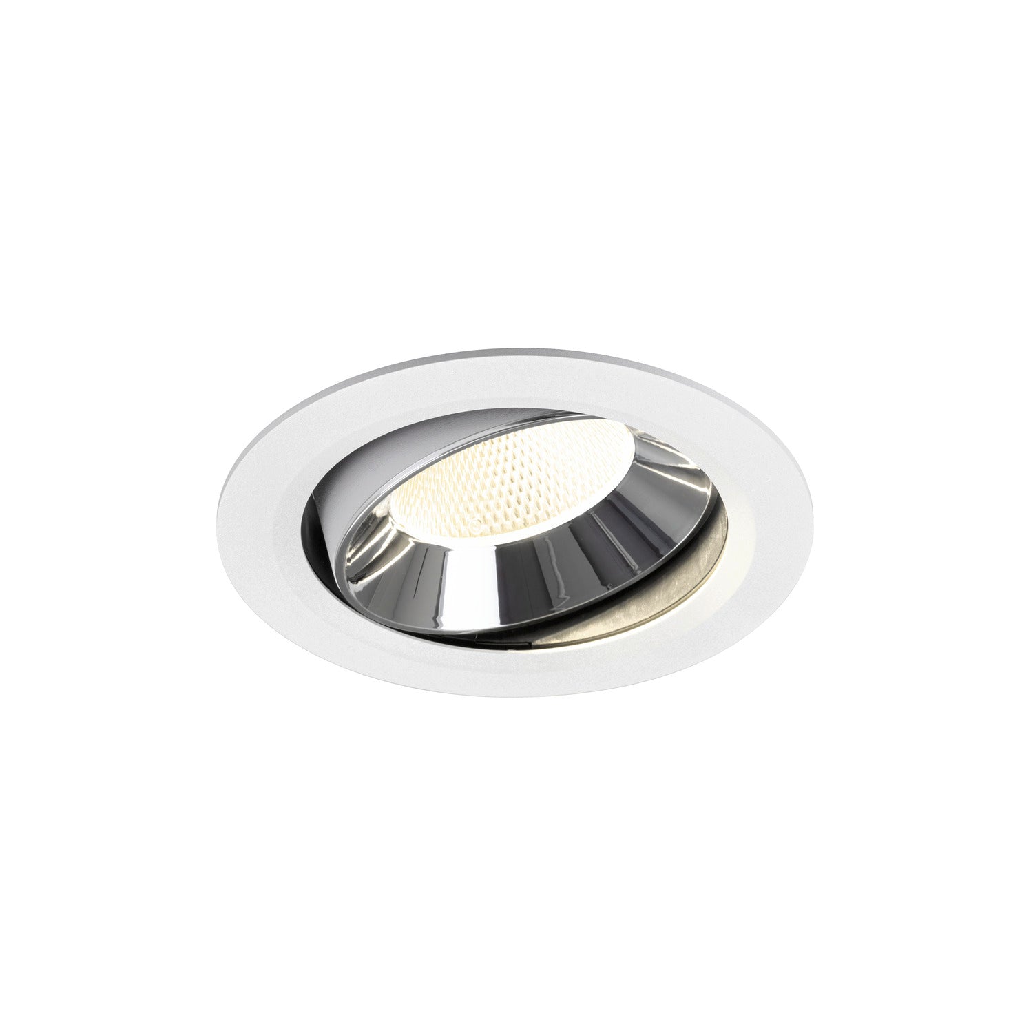 NUMINOS® MOVE XL, luminária para encastrar no teto, brance/cromada 4000 K 20°