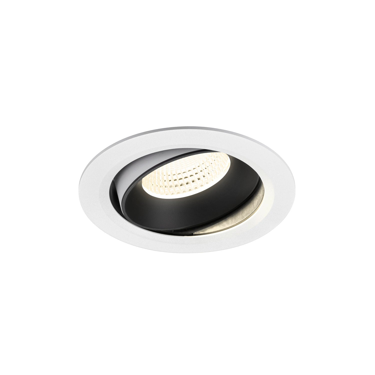 NUMINOS® MOVE XL, luminária para encastrar no teto, brance/preta 4000 K 55°