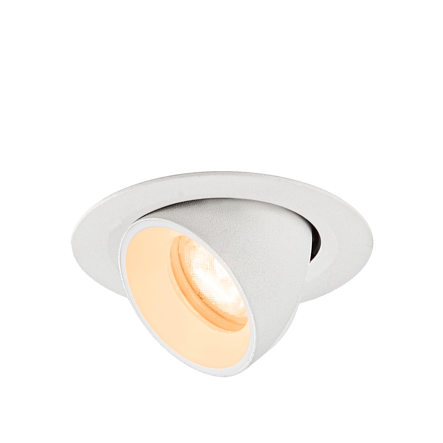NUMINOS® GIMBLE XS, Luminária de teto embutida, 2700 K, 55°, IP20, redonda, branca