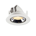 NUMINOS® GIMBLE XS, luminária para encastrar no teto, brance/cromada 3000 K 20°