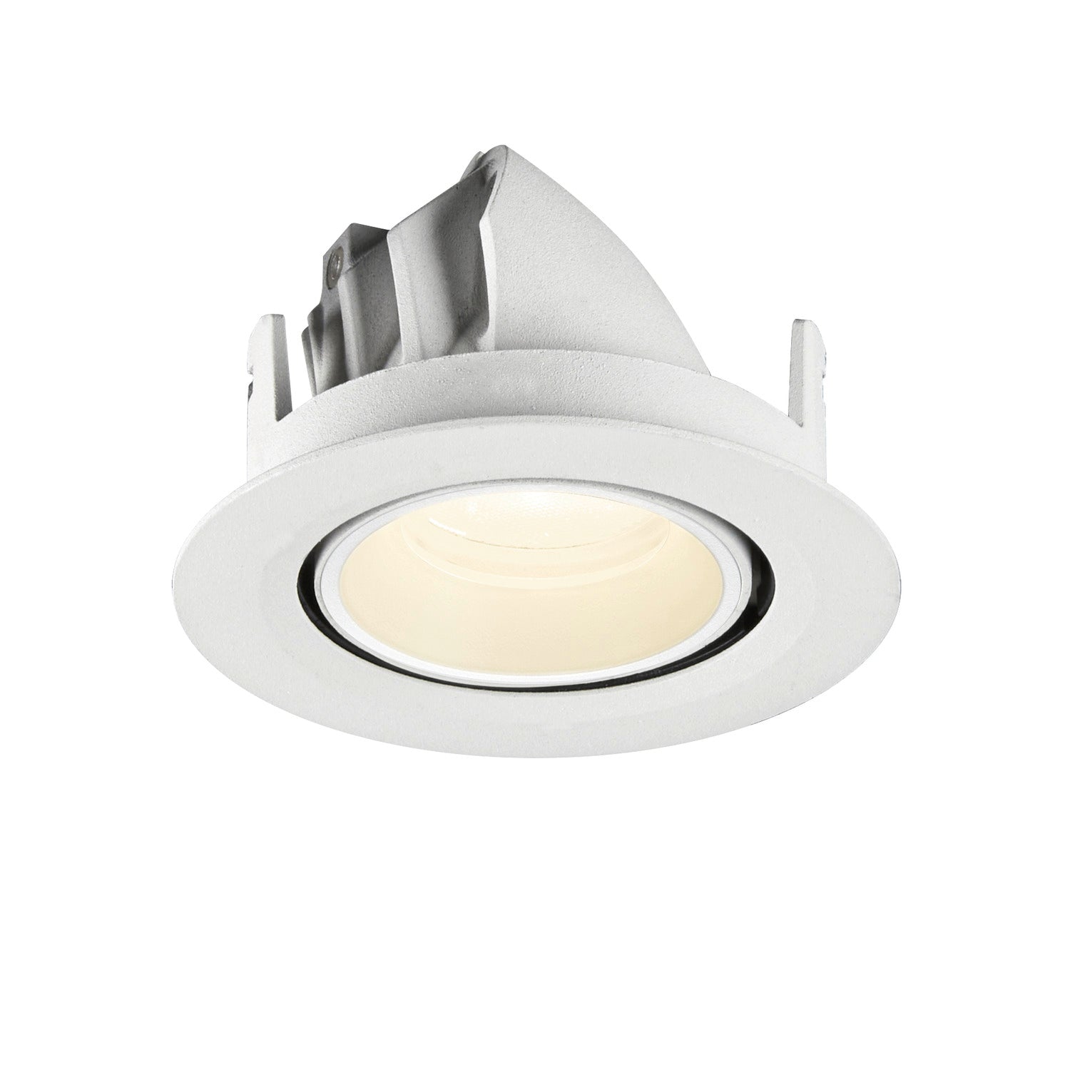 NUMINOS® GIMBLE XS, Luminária de teto embutida, 4000 K, 20°, IP20, redonda, branca