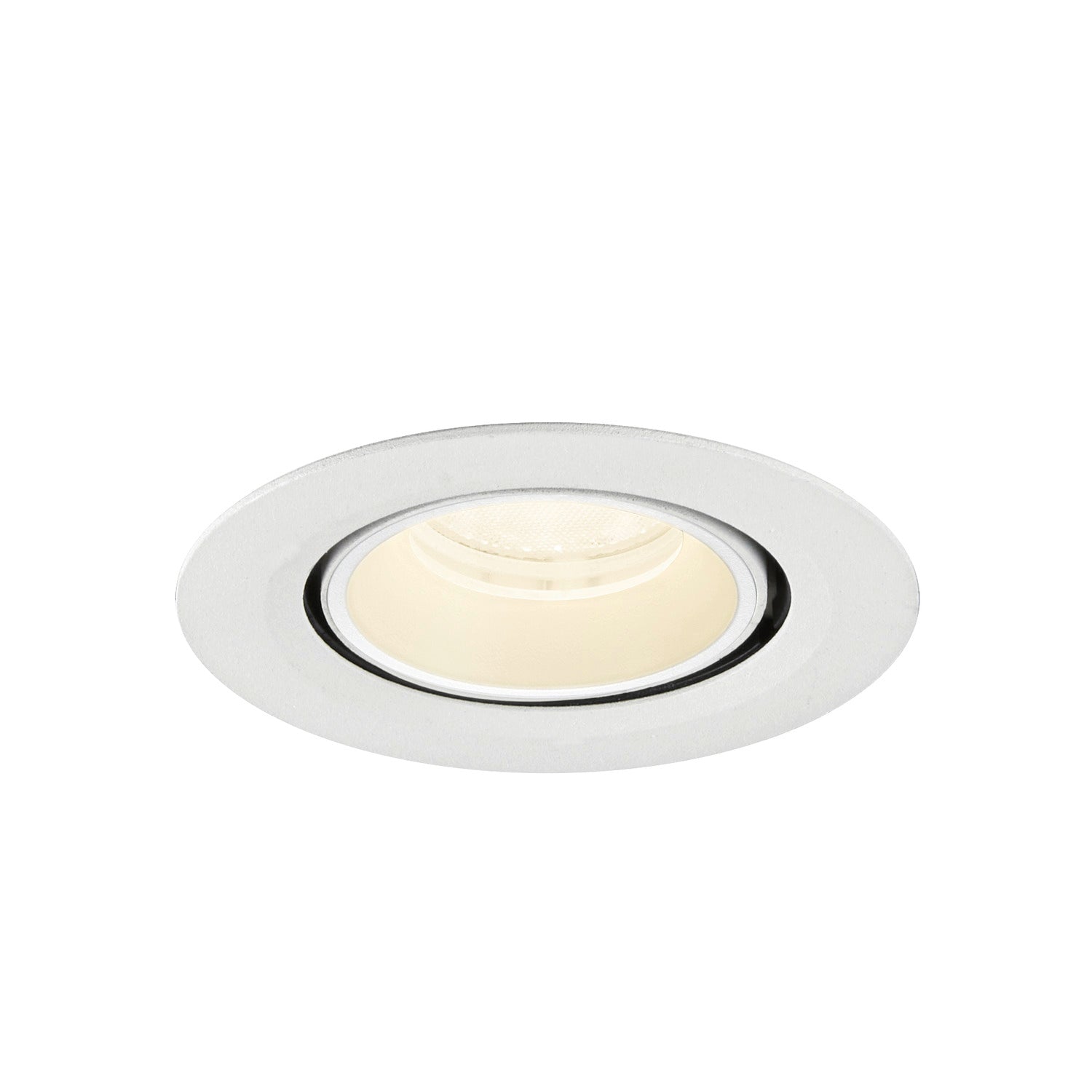 NUMINOS® GIMBLE XS, Luminária de teto embutida, 4000 K, 40°, IP20, redonda, branca