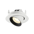 NUMINOS® GIMBLE XS, luminária para encastrar no teto, brance/preta 4000 K 55°