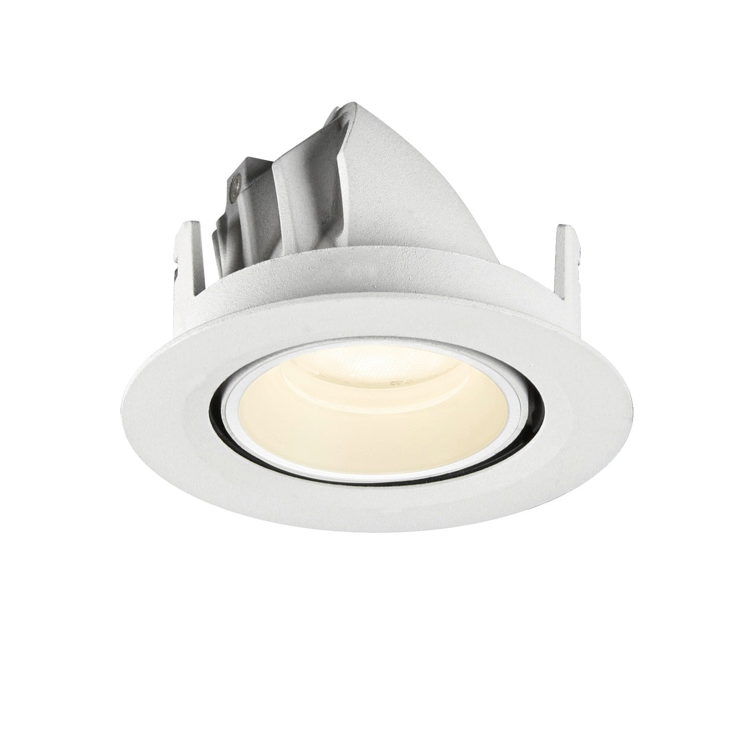 NUMINOS® GIMBLE XS, Luminária de teto embutida, 4000 K, 55°, IP20, redonda, branca