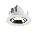 NUMINOS® GIMBLE XS, luminária para encastrar no teto, brance/cromada 4000 K 55°
