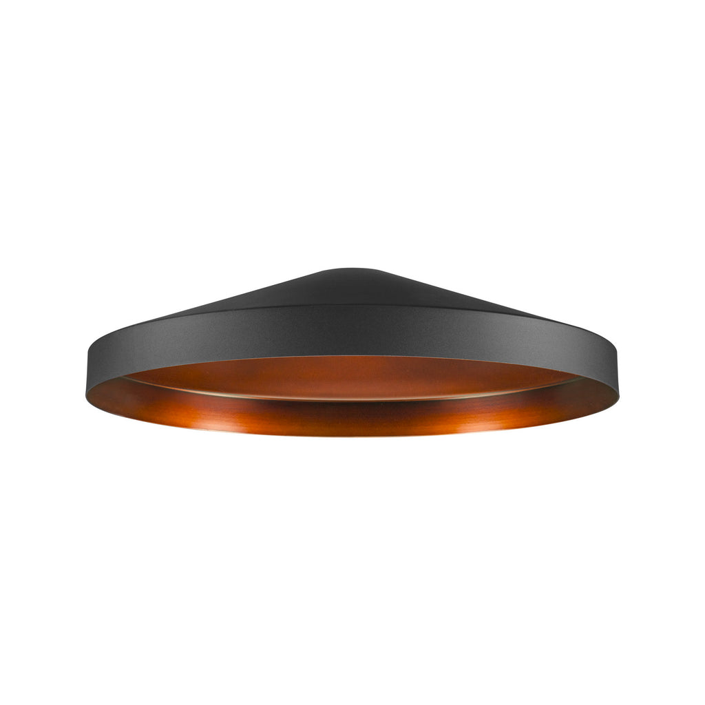 LALU® TETRA 36, abajur, Base E27, Mix&Match, altura: 8.9 cm, preto / bronze