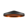 LALU® TETRA 36, abajur, Base E27, Mix&Match, altura: 8.9 cm, preto / bronze