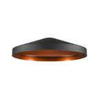 LALU® TETRA 36, abajur, Base E27, Mix&Match, altura: 8.9 cm, preto / bronze