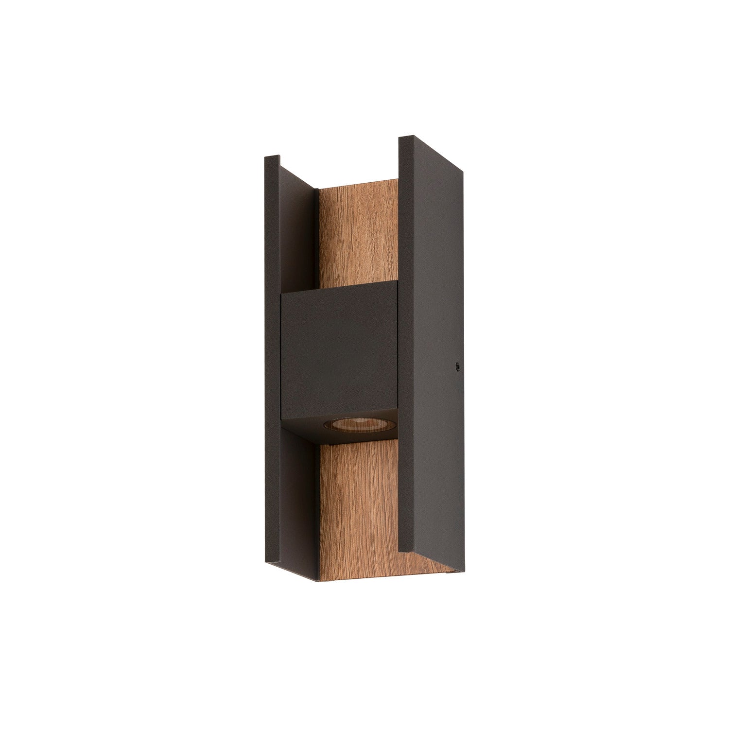 FLATT II, luminária de parede, PHASE, 2700 K, 9, 5 W, antracite / castanho