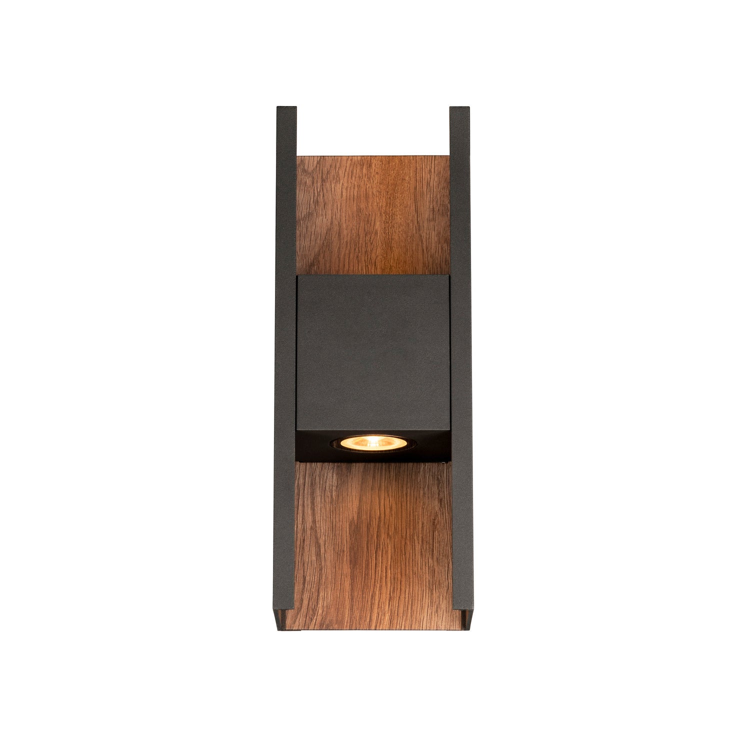 FLATT II, luminária de parede, PHASE, 2700 K, 9, 5 W, antracite / castanho