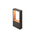 FLATT II 36, Candeeiro de pé, PHASE, 2700 K, IP65, quadrado, antracite / castanho