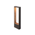 FLATT II 62, Candeeiro de pé, PHASE, 2700 K, IP65, quadrado, antracite / castanho