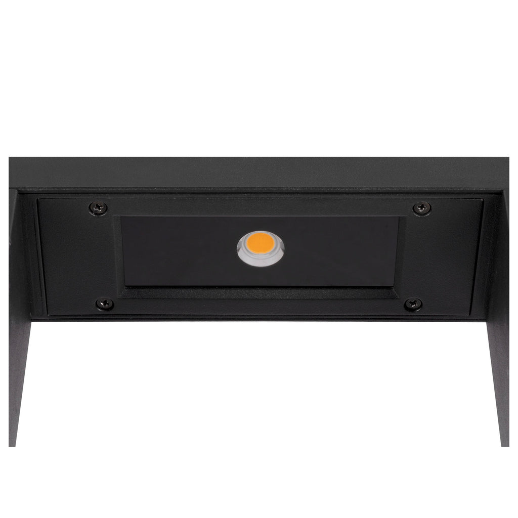 FLATT II 62, candeeiro de pé, PHASE, 2700 K, IP65, quadrado, preto