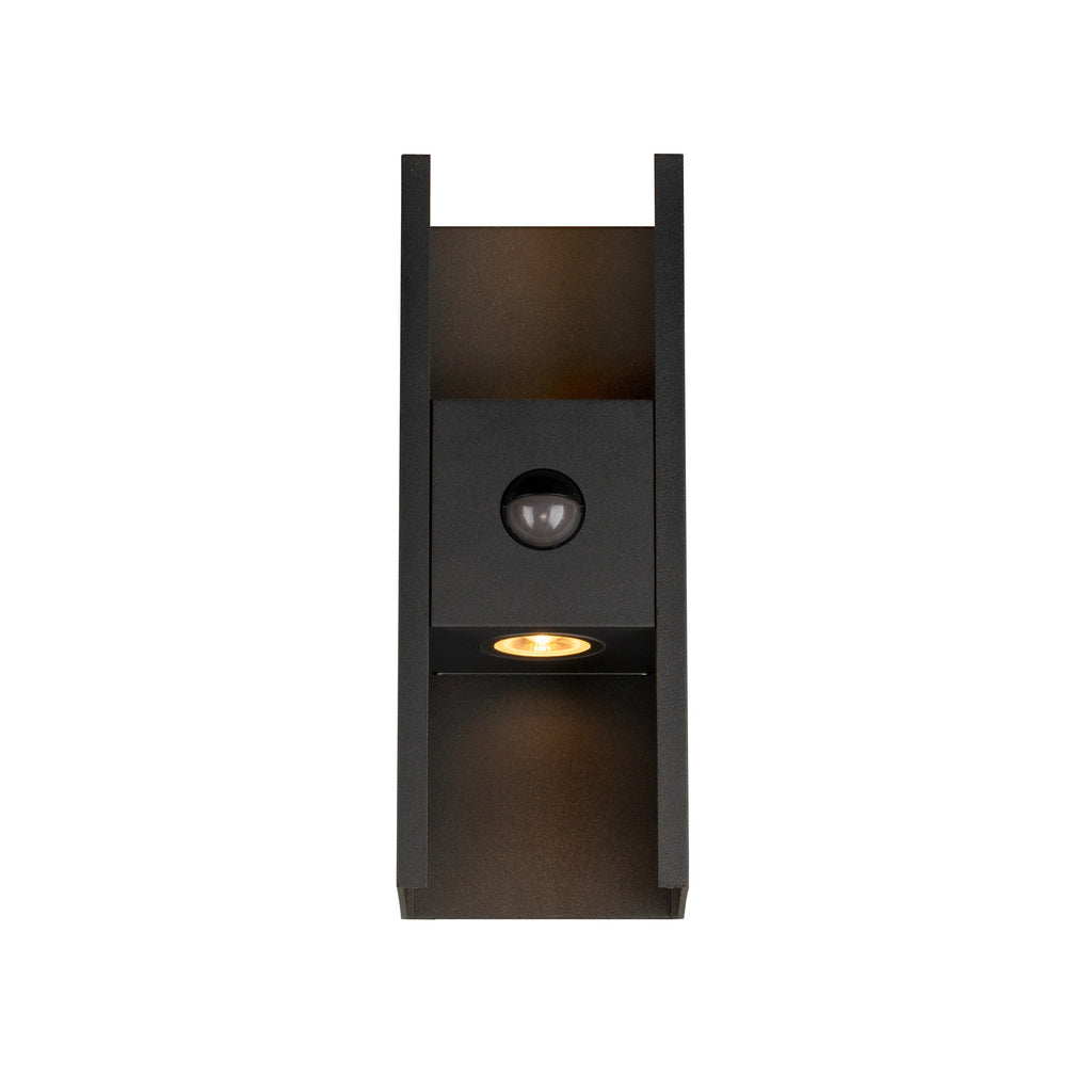 FLATT II, luminária de parede, SENSOR, 2700 K, máx. 10 W, preto