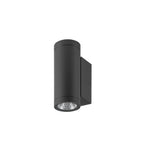 HELIA PRO S, luminária de parede, simples, DALI, P1, cilíndrica, 2700 K, 3 W, 24°, antracite