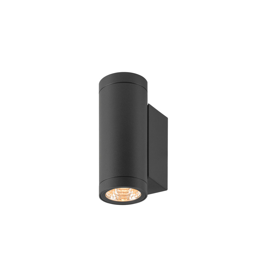 HELIA PRO S, luminária de parede, simples, DALI, P2, cilíndrica, 2700 K, 6 W, 24°, antracite