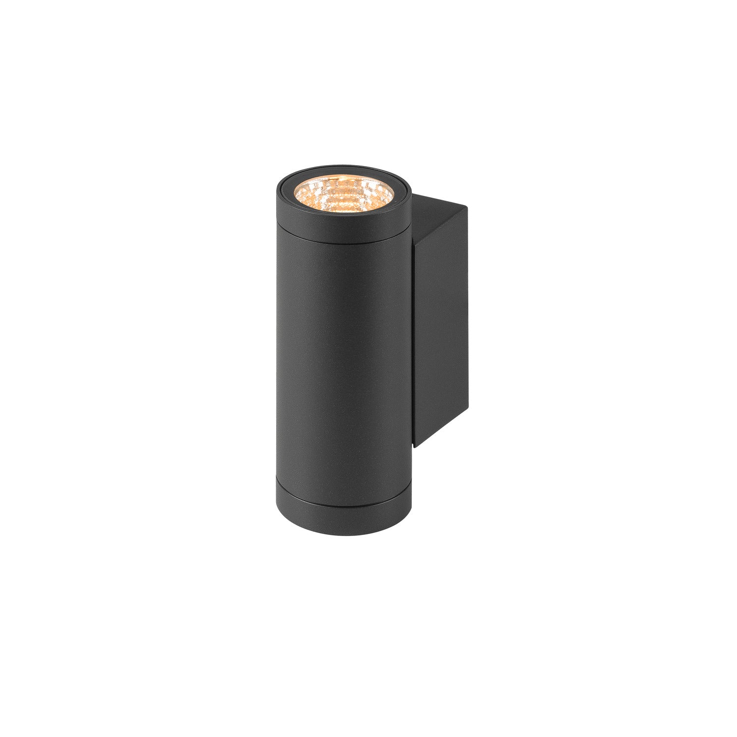 HELIA PRO S, luminária de parede, para cima/para baixo, DALI, P2, cilíndrica, 2700 K, 12 W, 24°, antracite