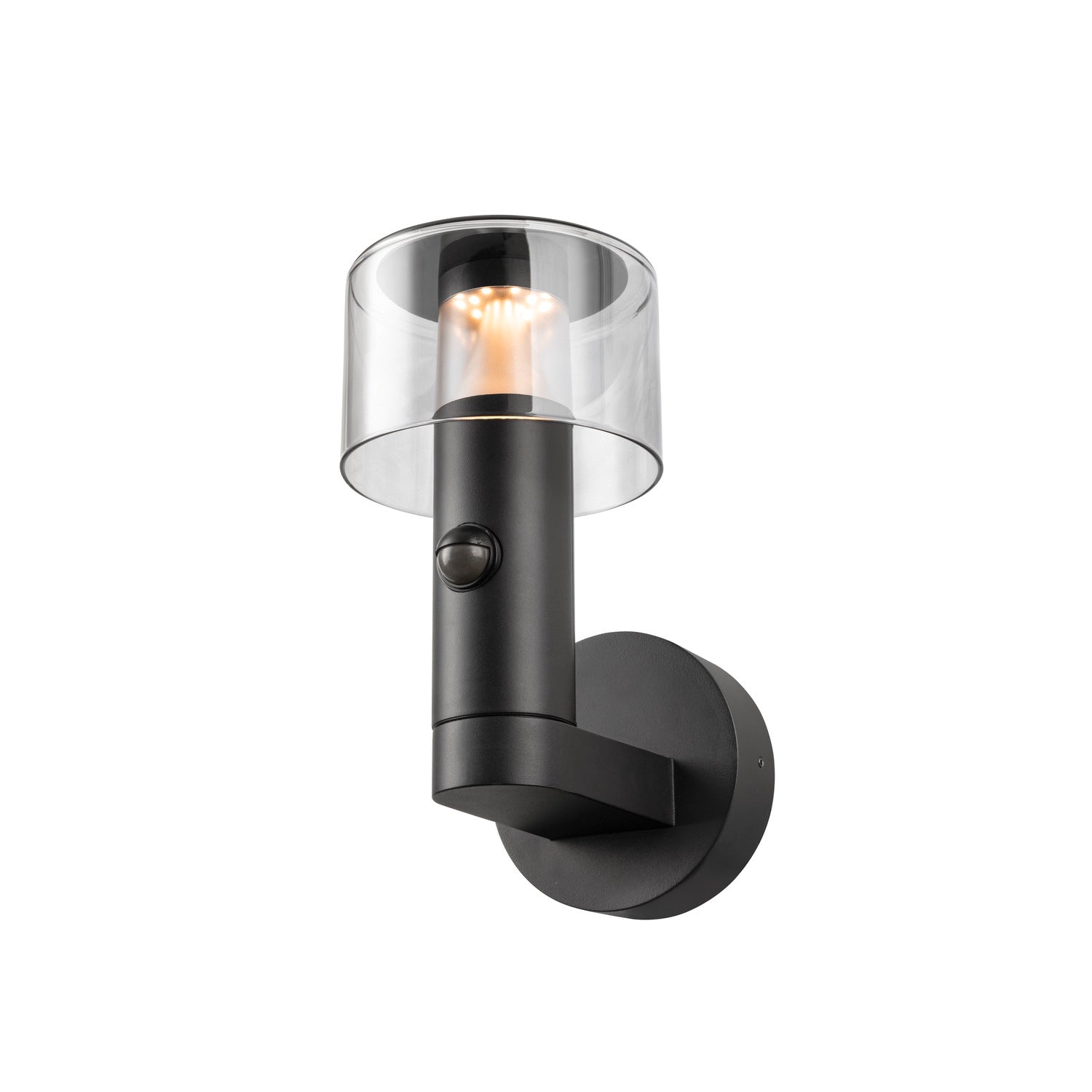 TAHA II, luminária de parede, SENSOR, 2200/2700 K, máx. 10 W, preto