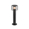 TAHA II 45, candeeiro de pé, PHASE, 2200/2700 K, IP65, cilíndrico, preto