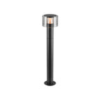 TAHA II 70, candeeiro de pé, PHASE, 2200/2700 K, IP65, cilíndrico, preto